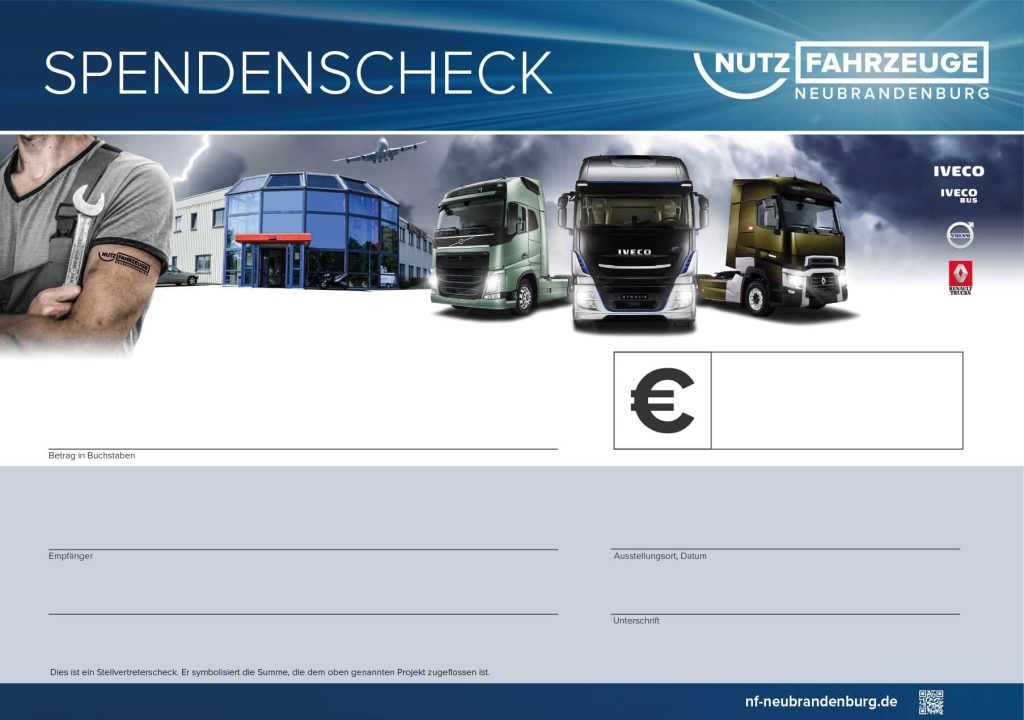 Nutzfahrzeuge_Neubrandenburg_Spendenscheck